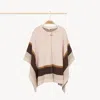 Shop Chloé Knitted Cape Pink Size 6 100% Cotton