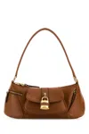 Chloé Womens Clay Brown The 99 Padlock-embellishment Leather Shoulder Bag