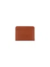 Chloé Chloe Sense Embroidered Logo Card Holder In Brown