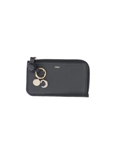 Chloé Cardholder "alphabet" In Black