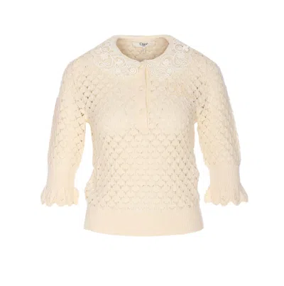 Chloé Cardigan In Neutral