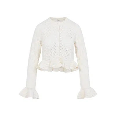 Chloé Cardigan White