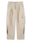 Chloé Cargo Trousers In Neutrals