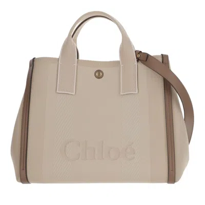 CHLOÉ CHLOÉ CARRY CANVAS TOTE BAG