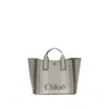 Chloé Womens Winter Ivy Small Carry Canvas Tote Bag