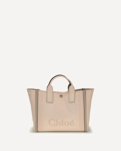 Chloé Carry Handbag In Sand