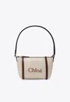 Chloé Carry Jacquard Canvas Shoulder Bag