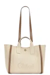 Chloé Carry Large Handbag In Vegetal Beige