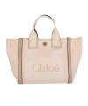 Chloé Carry Tote Bag In Raffia-effect Fibers