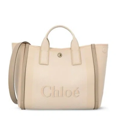 Chloé Carry Logo Shoulder Bag In Multi