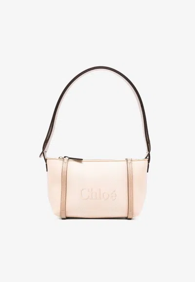 Chloé Carry Shoulder Bag In Sand