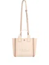 Chloé Chloè Carry Small Canvas Tote Bag In Pink