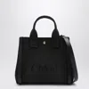 Chloé Carry Small Tote Bag In Canvas In Black