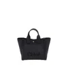 Chloé Chloè Carry Black Tote Bag With Logo