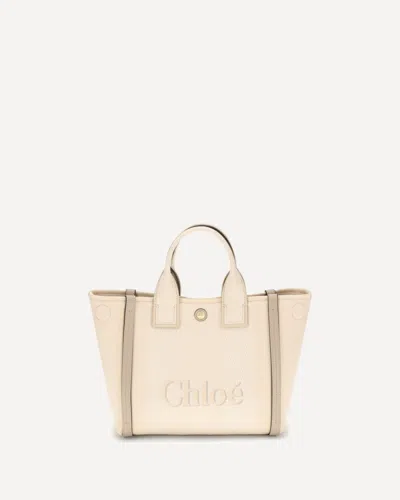 Chloé Carry Tote Bag In Neutral