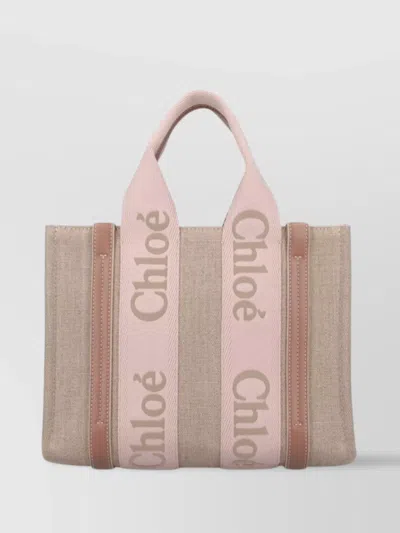 Chloé Carryall Tote With Dual Handles And Shoulder Strap