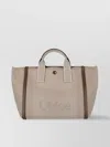 CHLOÉ CARRYALL TOTE WITH TOP HANDLES AND SHOULDER STRAP