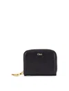 Chloé Leather Wallet With Front Logo
