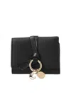 Chloé Tri-fold Mini Wallet In Black