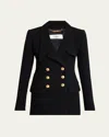 Chloé Cascade-lapel Double-breasted Boucle Jacket