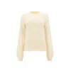 Chloé Ribbed Wool And Cashmere-blend Turtleneck Sweater In White
