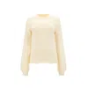 Chloé Ribbed Wool And Cashmere-blend Turtleneck Sweater In Neutral