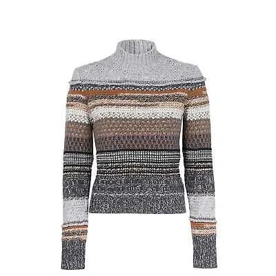 Pre-owned Chloé Cashmere Blend Sweater In Gray