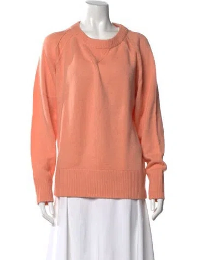 Pre-owned Chloé Cashmere Crew Neck Sweater In Neutral