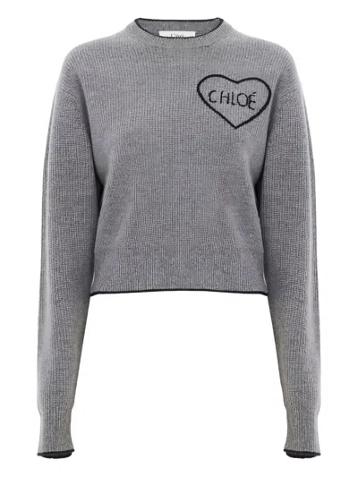 CHLOÉ CASHMERE CREWNECK SWEATER