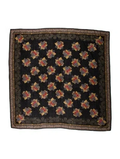 Pre-owned Chloé Cashmere Floral Print Scarf In Multi