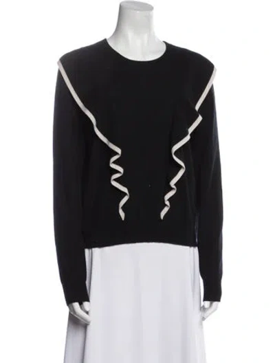 Pre-owned Chloé Cashmere Printed Sweater In Black