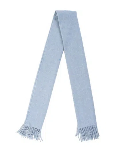 Pre-owned Chloé Cashmere Scarf In Blue