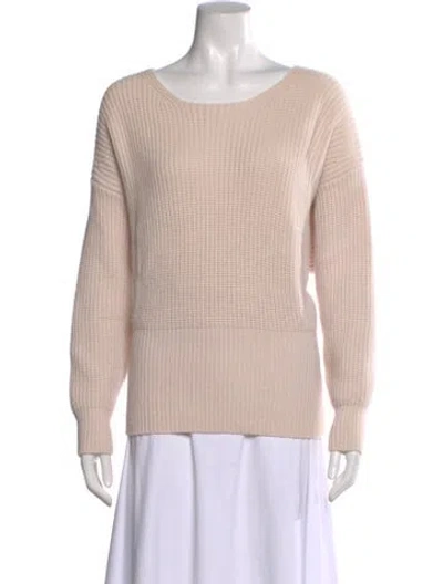 Pre-owned Chloé Cashmere Scoop Neck Sweater In Pink