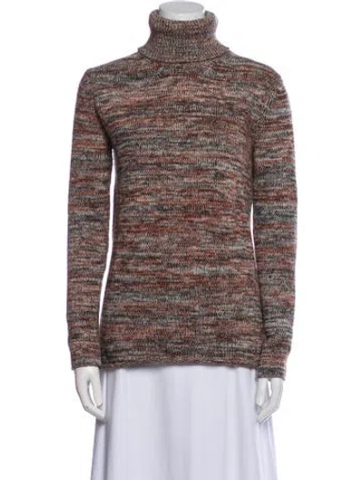 Pre-owned Chloé Cashmere Striped Sweater In Multi