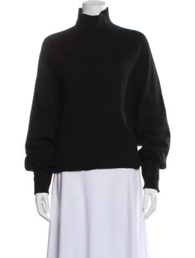Pre-owned Chloé Cashmere Turtleneck Sweater In Black