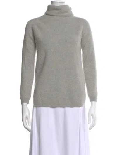 Pre-owned Chloé Cashmere Turtleneck Sweater In Gray