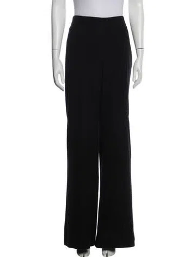 Pre-owned Chloé Cashmere Wide Leg Pants In Green