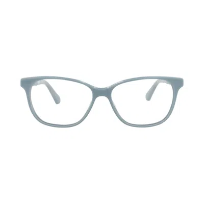 Pre-owned Chloé Cat Eye Acetate Optical Frames 'light Blue/transparent' | Kid's Size Onesize