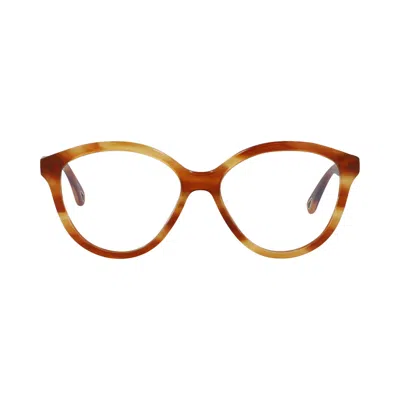 Pre-owned Chloé Cat Eye Frame Bio Acetate Sunglasses 'havana/transparent' | Brown | Women's Size Onesize