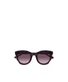 Chloé Cat Eye-frame Sunglasses In Deep Fuchsia