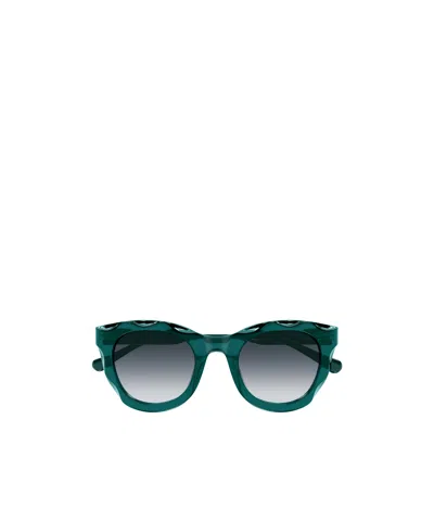 Chloé Cat Eye-frame Sunglasses In Green