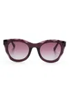 Chloé Cat Eye-frame Sunglasses In Purple