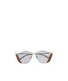 Chloé Cat-eye Frame Sunglasses In White