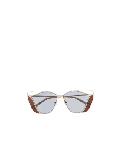 Chloé Cat-eye Frame Sunglasses In White