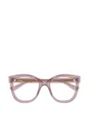 Chloé Eyewear Cat-eye Glasses In Purple