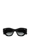 Chloé Gayia Cat-eye Sunglasses In 001 Black Black Grey