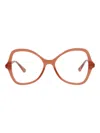 Chloé Cat Eye-frame Bio Injection Optical Frames In Gold