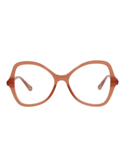 Chloé Cat Eye-frame Bio Injection Optical Frames In Brown