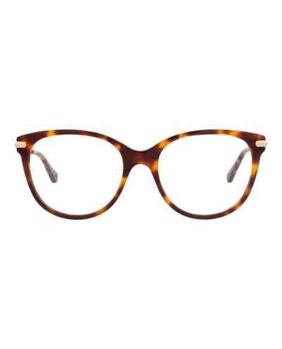 Chloé Cat Eye-frame Bio Acetate Optical Frames In Brown