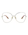 Chloé Cat Eye-frame Metal Optical Frames In White